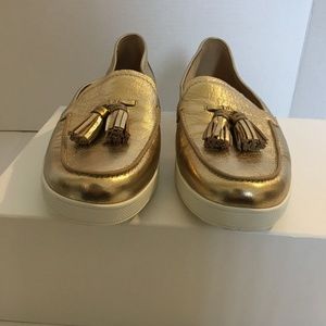 New MICHAEL KORS Leather slip on Sneakers